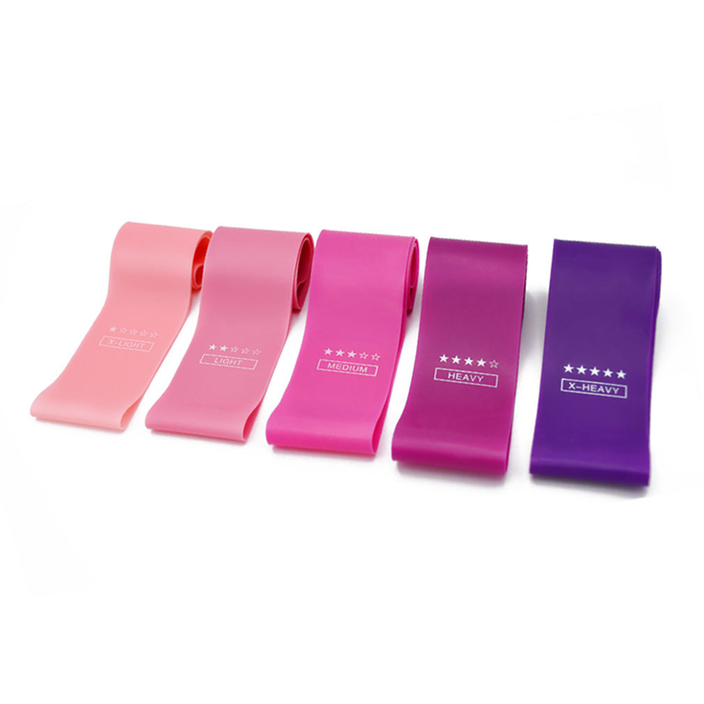 HerBestShape Widerstandsbänder Pilates Sport Gummi Fitness Mini Bands Crossfit Workout