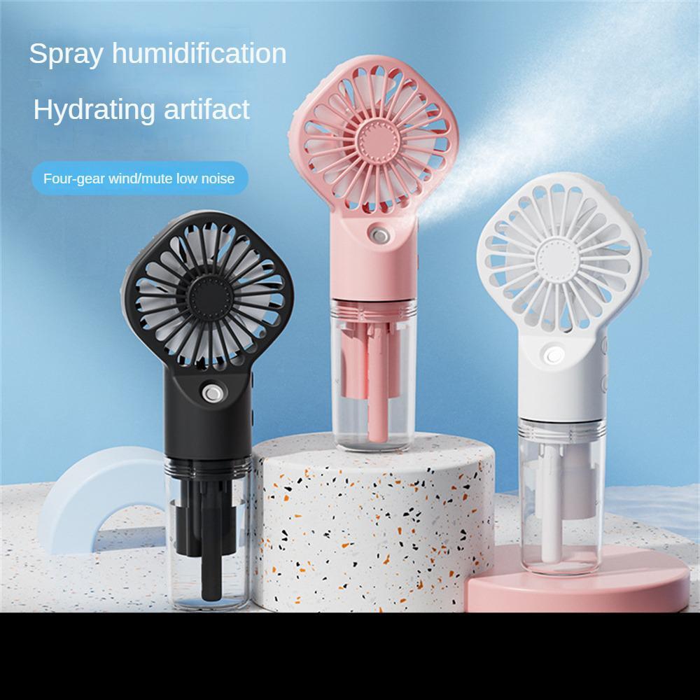 HerBestShape Hand-Spray-Ventilator tragbarer Mini-Aufladung Befeuchtung kleiner Hand Ventilator